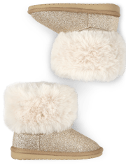 Toddler Girls Glitter Chalet Boots