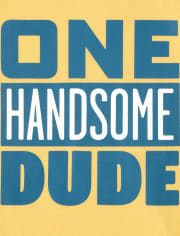 Camiseta gráfica Handsome Dude para bebés y niños pequeños