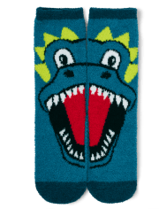 Lot de 2 paires de chaussettes douillettes Dino pour garçon