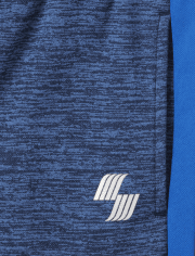 Boys Side Stripe Performance Jogger Pants 2-Pack