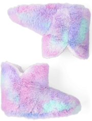 Girls Tie Dye Slippers