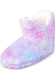 Girls Tie Dye Slippers