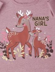 T-shirt graphique Nana pour bébé et toute-petite fille