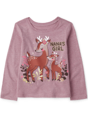 T-shirt graphique Nana pour bébé et toute-petite fille
