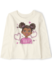 Baby And Toddler Girls Girl Graphic Tee