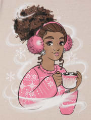 T-shirt graphique pour filles