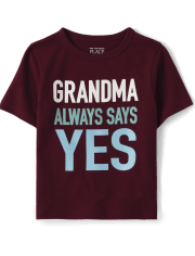 Baby And Toddler Boys Grandma Graphic Tee