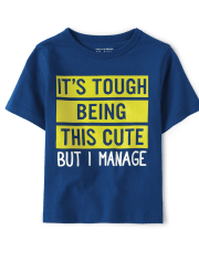 Baby And Toddler Boys Cute Graphic Tee