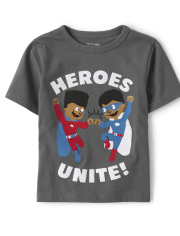 Baby And Toddler Boys Heroes Graphic Tee