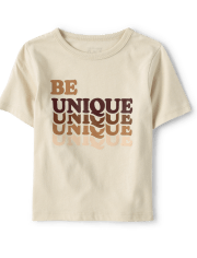 Baby And Toddler Boys Be Unique Graphic Tee