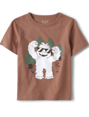 Baby And Toddler Boys Yeti Graphic Tee
