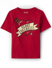 Baby and Toddler Boys Heartbreaker Graphic Tee