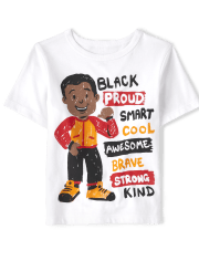 Baby and Toddler Boys Proud Graphic Tee