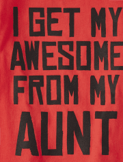 T-shirt graphique Awesome Aunt pour bébés et tout-petits garçons