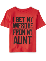 T-shirt graphique Awesome Aunt pour bébés et tout-petits garçons