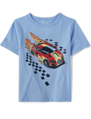 Baby and Toddler Boys Racecar Graphic Tee