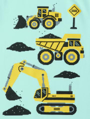 Baby and Toddler Boy Construction Graphic Tee