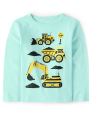 Baby and Toddler Boy Construction Graphic Tee