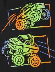 Baby and Toddler Boy Monster Truck Graphic Tee