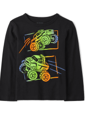 Baby and Toddler Boy Monster Truck Graphic Tee