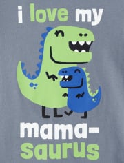Baby and Toddler Boy Mamasaurus Graphic Tee