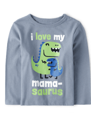 Baby and Toddler Boy Mamasaurus Graphic Tee