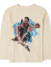 Boys Basketball Graphic Tee