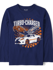 Boys Car Graphic Tee