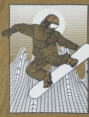 Boys Snowboard Graphic Tee