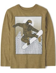Boys Snowboard Graphic Tee