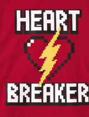 Camiseta con gráfico Heart Breaker para niños