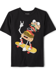 Boys Burger Graphic Tee
