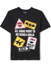 Boys Ninja Graphic Tee
