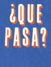 Boys Que Pasa Graphic Tee