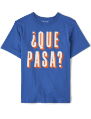 Boys Que Pasa Graphic Tee