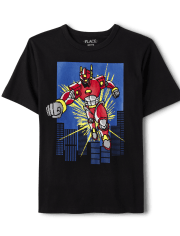 Boys Robot Graphic Tee