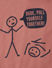 Boys Stick Figure Graphic Tee