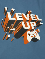 Camiseta gráfica Level Up para niños
