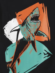 Boys Shark Graphic Tee