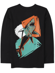 Boys Shark Graphic Tee