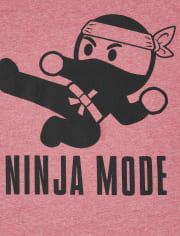 Camiseta gráfica del modo Ninja para niños
