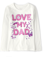 Girls Love Dad Graphic Tee