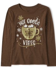 Girls Hot Cocoa Graphic Tee