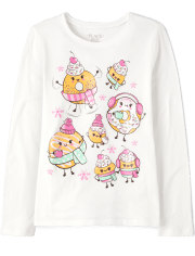 Girls Doughnut Graphic Tee