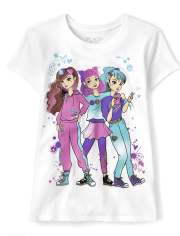 Camiseta estampada para niñas
