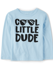 Baby And Toddler Boys Dude Graphic Tee