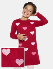 Heart sweater hot sale dress