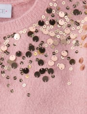 Girls Sequin Sweater