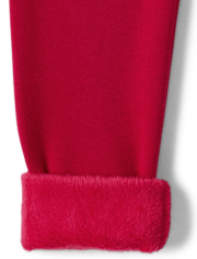 Leggings acogedores de talle alto para niñas