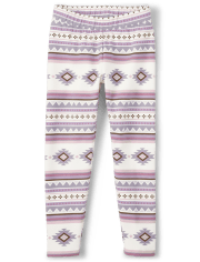 Girls Western Cozy Leggings